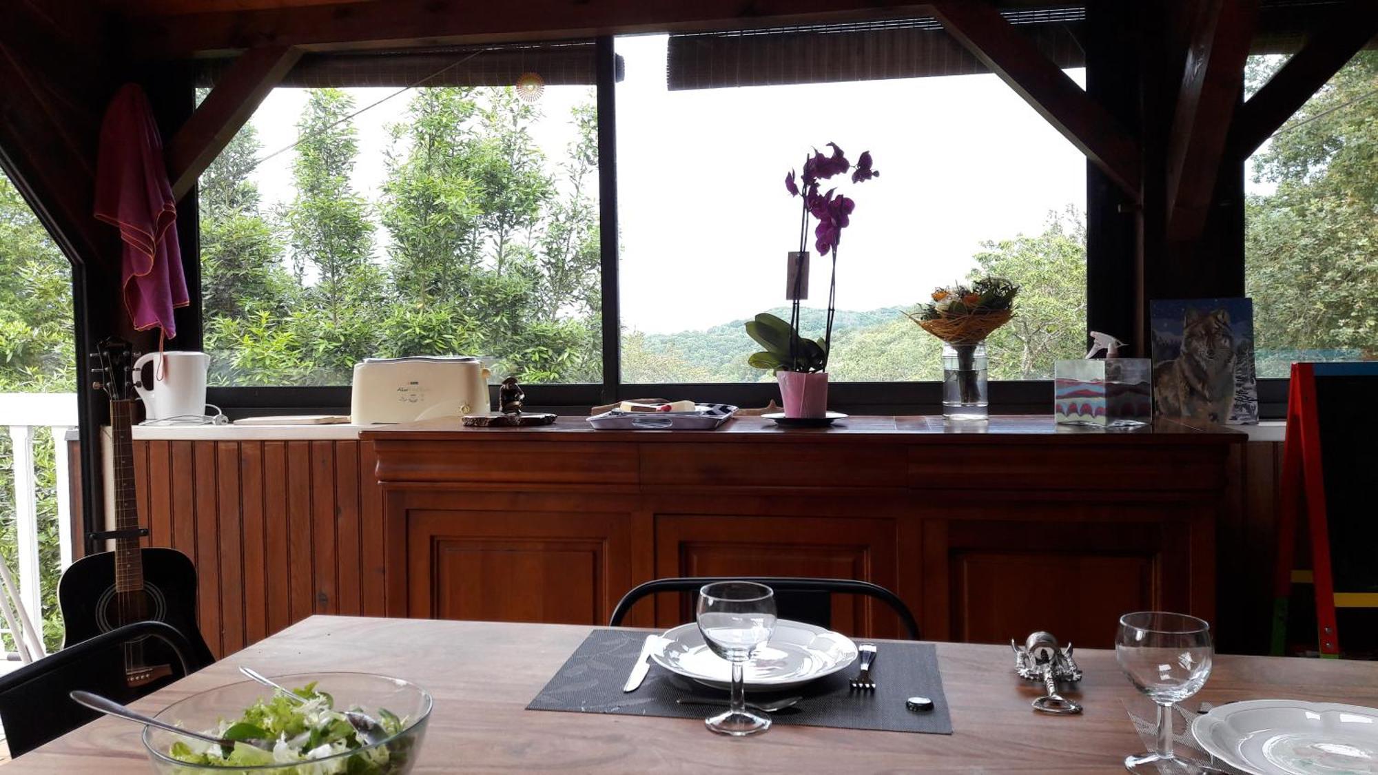 B&B En Plein Coeur De La Foret Artiguelouve Екстериор снимка